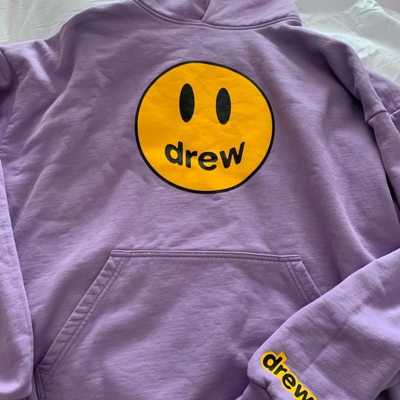 DREW HOUSE mascot hoodie-lavender smiley face - Picture 3 of 8